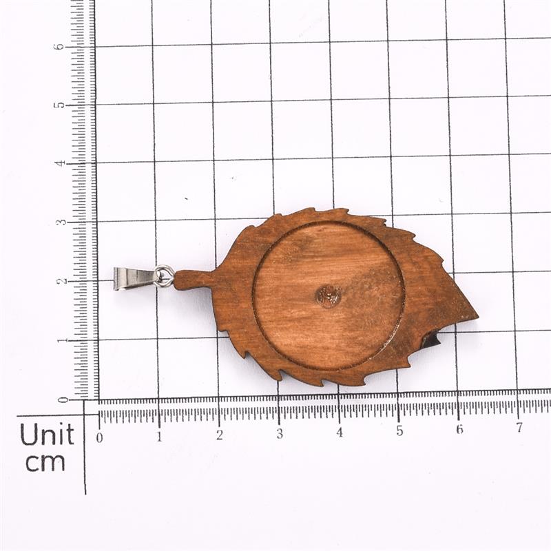 10 kpl puinen riipus cabochon pohja-asetelma korujen valmistustarvikkeet kaulakoru tyhjä tarjotin asettaminen sopii 25mm lasikaabokonia