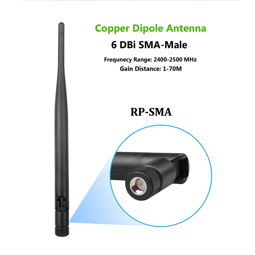 Kebidumei sma mandlig trådløs router 2.4 ghz 5 dbi wifi antenne 802.11b/ g til mini pci u.fl ipx til rp sma mandlig pigtail kabel