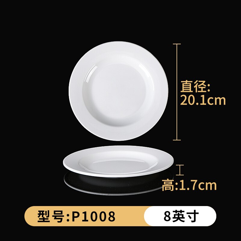 Assiette en mélamine à disque blanc, plat Commercial en plastique, Imitation de vaisselle chinoise, vaisselle en os (grande quantité et prix négociable): green