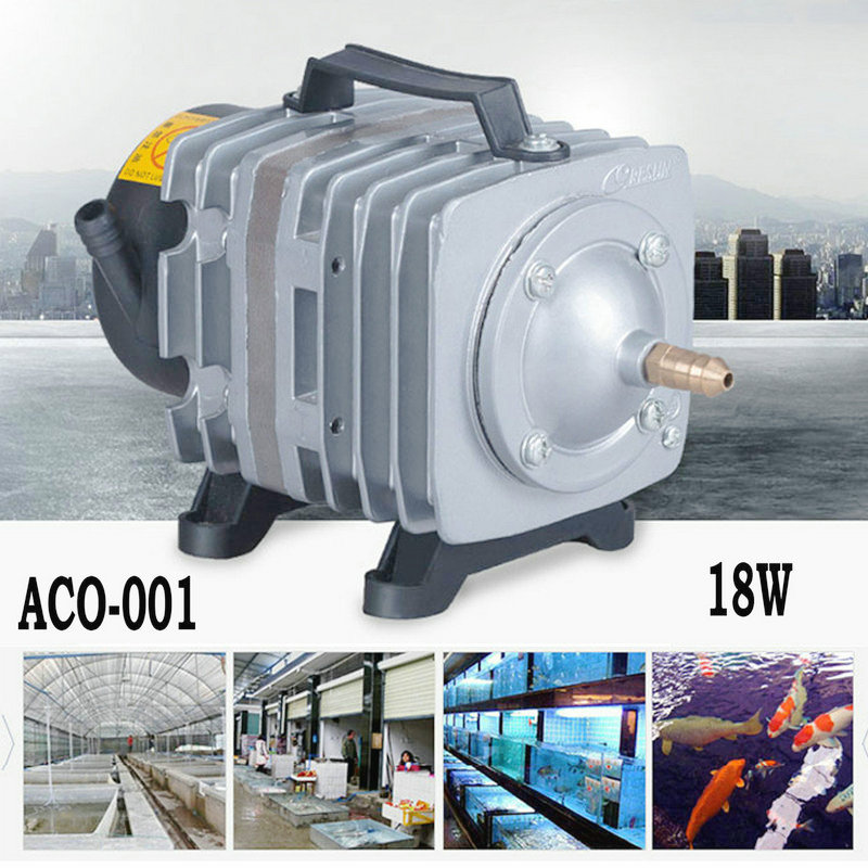 Aquarium Luftpumpe Elektromagnetische Kompressor Fisch Tank Farmen Teich Sauerstoff Pumpe Aquarium Zubehör ACO-001 air verdampfer