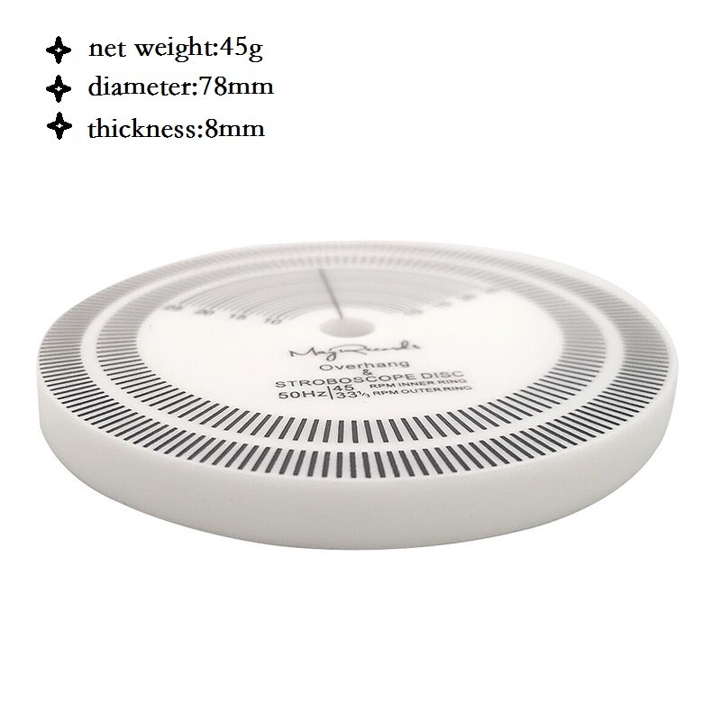 Lp Vinyl Record Draaitafel Phono Toerenteller Kalibratie Strobe Disc Stroboscoop Mat 3 In 1 Speed Fonograaf Accessoires