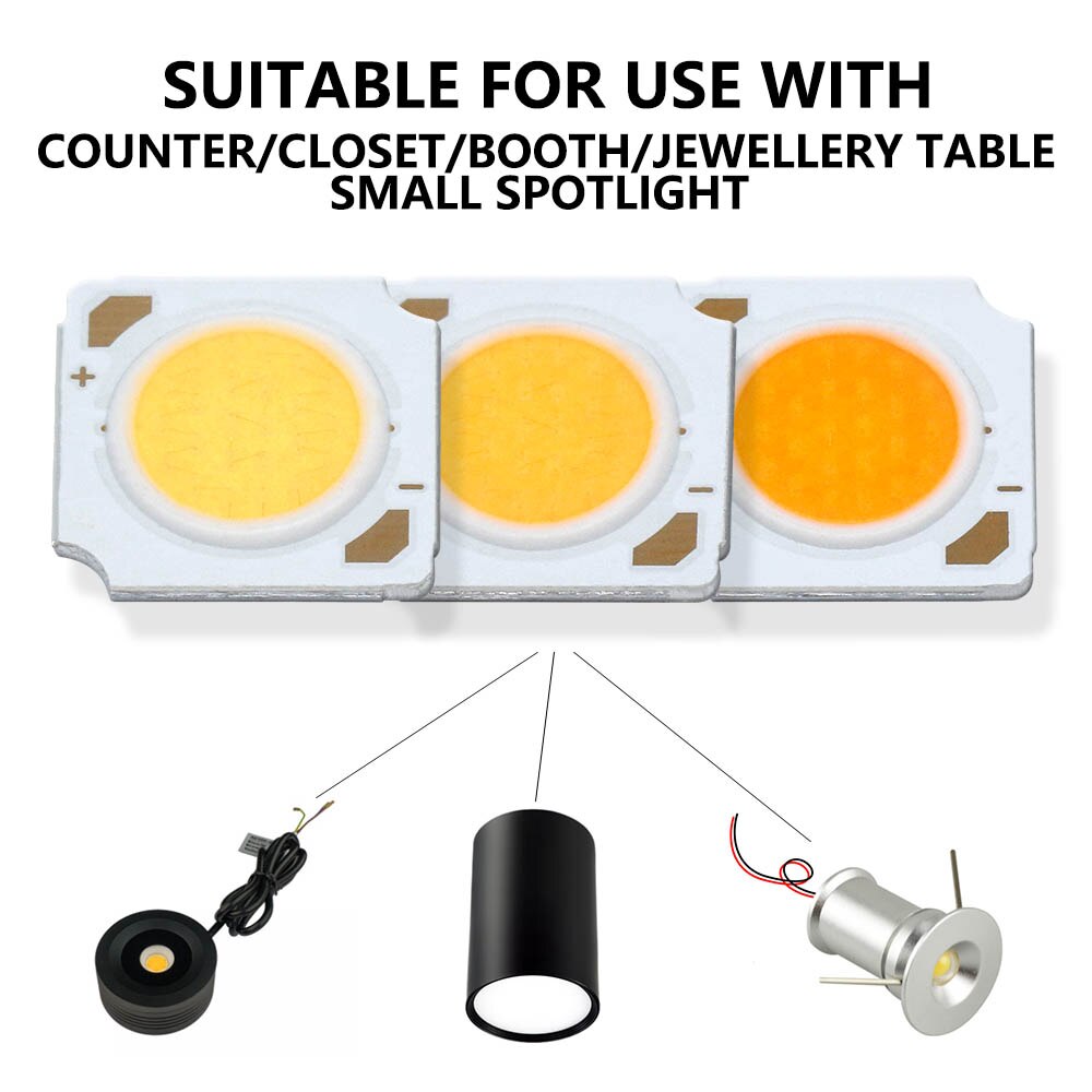 Chip LED Bridgelux Matrix de 5 uds, cuentas de lámpara de 13mm, 7-12W, 24V, 500mA, 3000K, 4000K, 6000K, accesorios de decoración de foco pequeño para el hogar