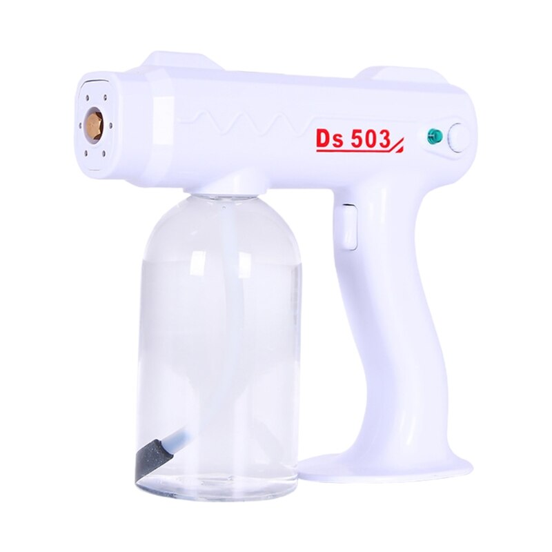 Handhold Wireless Electric Disinfection Sprayer Rechargeable Portable Household Blue Light Fogger Nano Spray Machine: Default Title