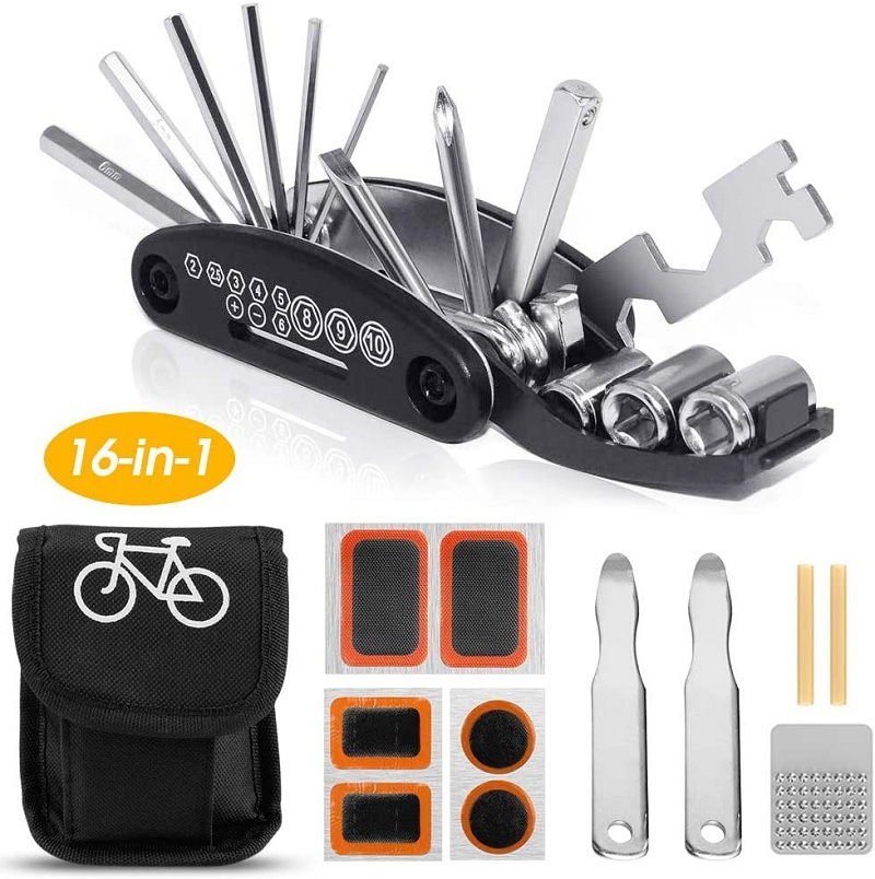 Bicycle repair kit, tire repair tool set, car repair kit, mountain bike repair kit mountain bike bike chain tool: Tool set two
