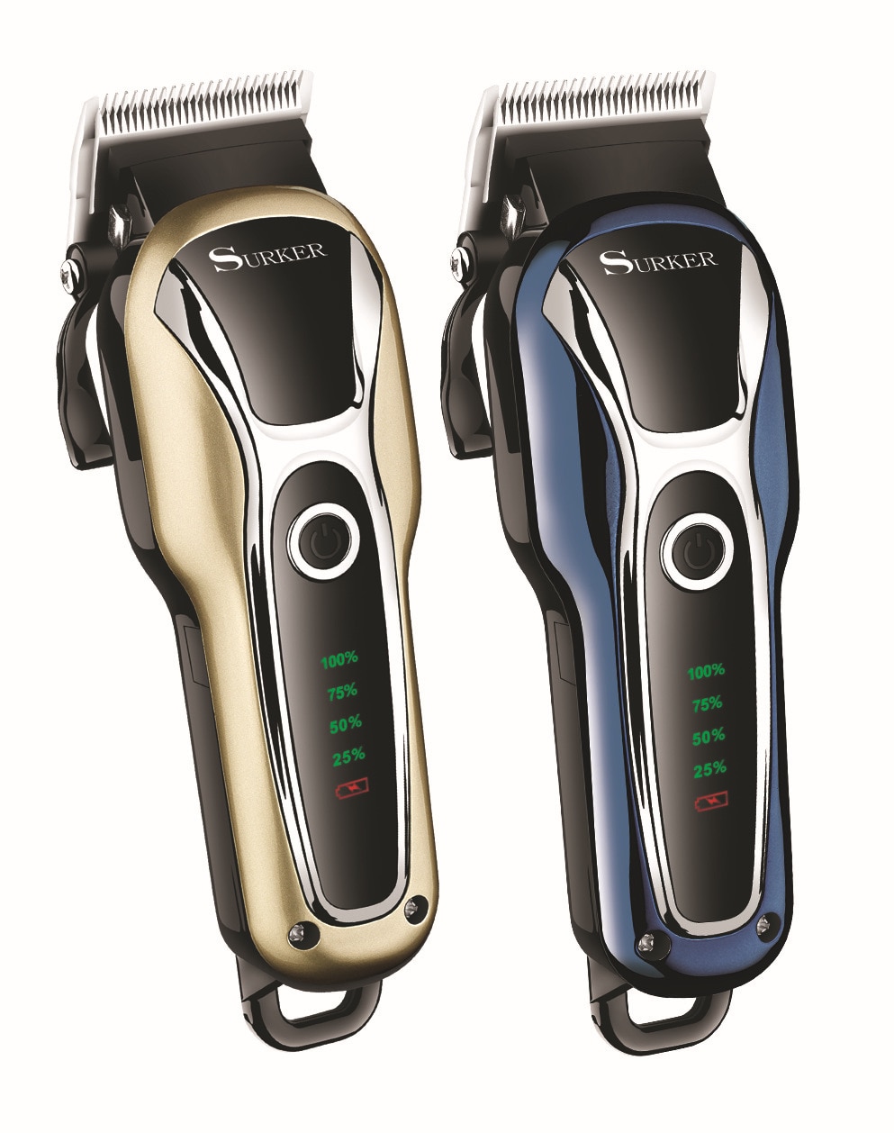 Surker products krachtige vloeibare kristal tondeuse topklasse professionele kapsalon elektrische tondeuses sub-charge p
