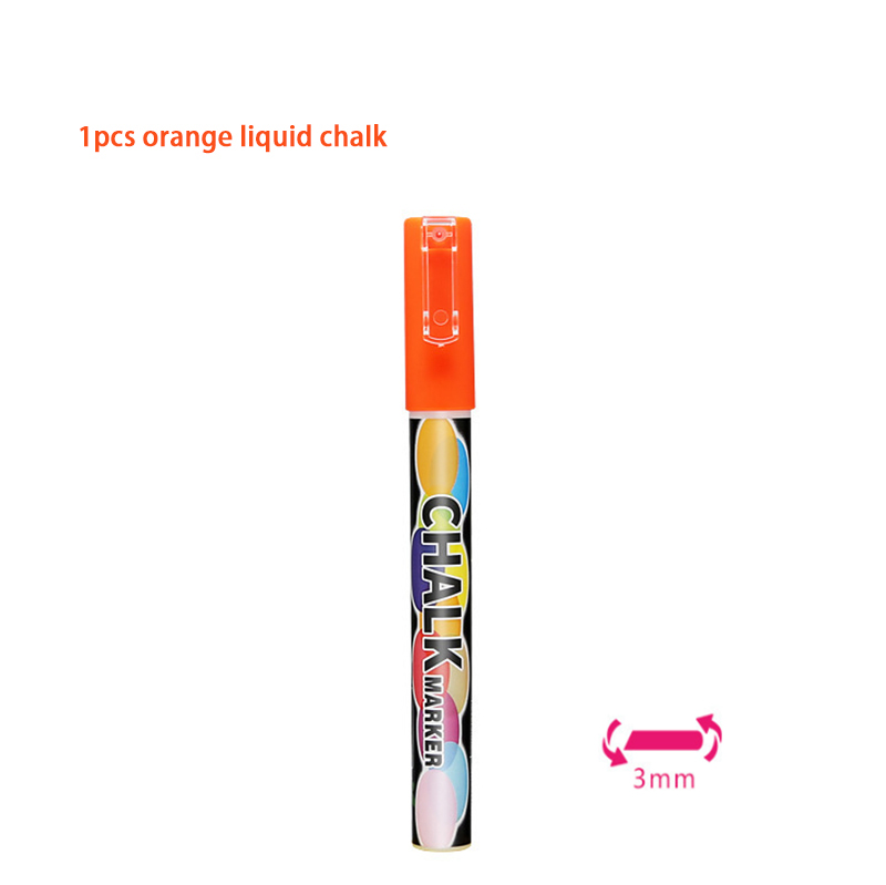 Kreidetafel-Etiketten und Stifte, Aufkleber für Küchengläser, Gewürzetiketten, Sortieraufkleber für sterben Küche, wiederverwendbare Marmeladenetiketten, löschbare Aufkleber: Orange