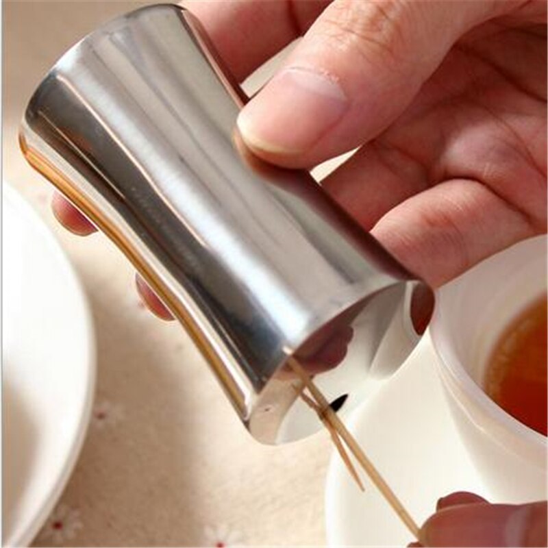 Stainless Steel Retractable Automatic Toothpick Dispenser Holder Container Home