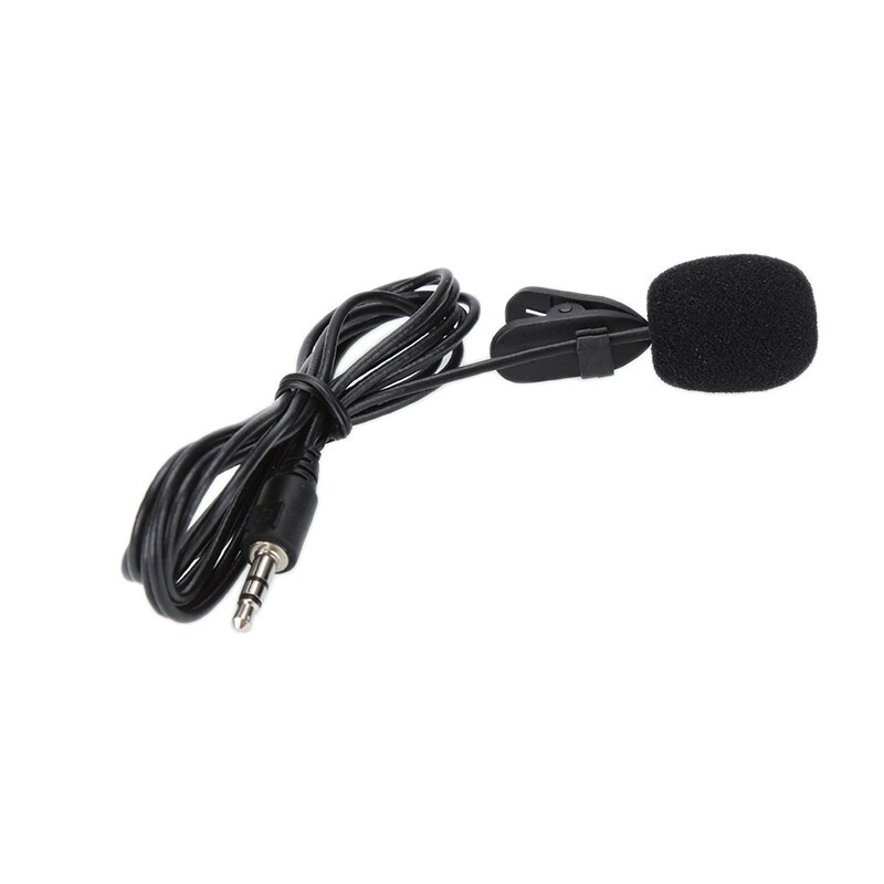 Jack de 3,5mm Clip-En solapa Mini solapa Mic micrófono para teléfono móvil/android