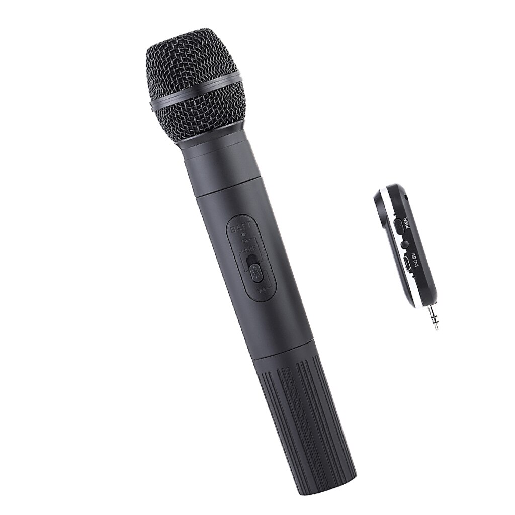 Draagbare Handheld Draadloze Microfoon Met Mini Ontvanger Voor Thuis Karaoke Meeting Accessoire