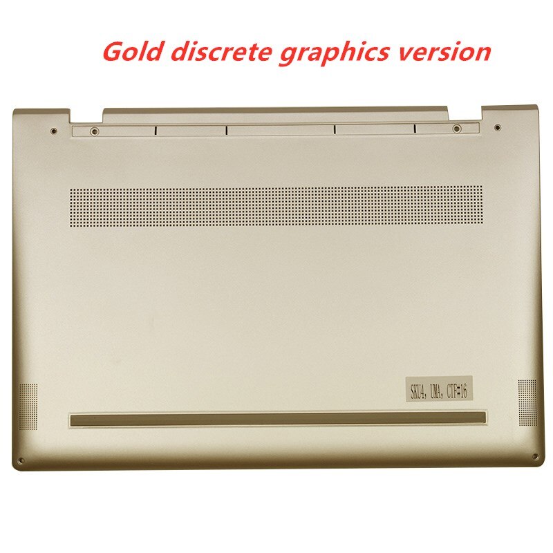 Funda trasera con bisagras para ordenador portátil HP ENVY 13-Serie AD 928448-001 928443-001 6070B1166301, color dorado y plateado, cubierta trasera LCD para portátil, 928447