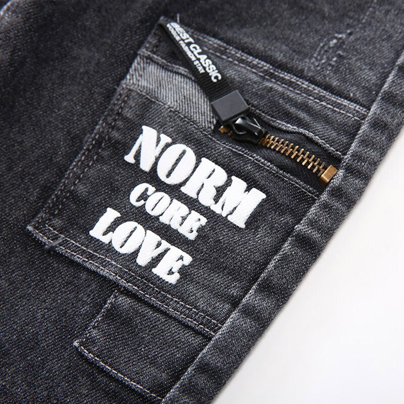 KEAIYOUHUO-pantalones vaqueros ajustados para niños, pantalón vaquero largo de Color oscuro, para otoño e invierno,