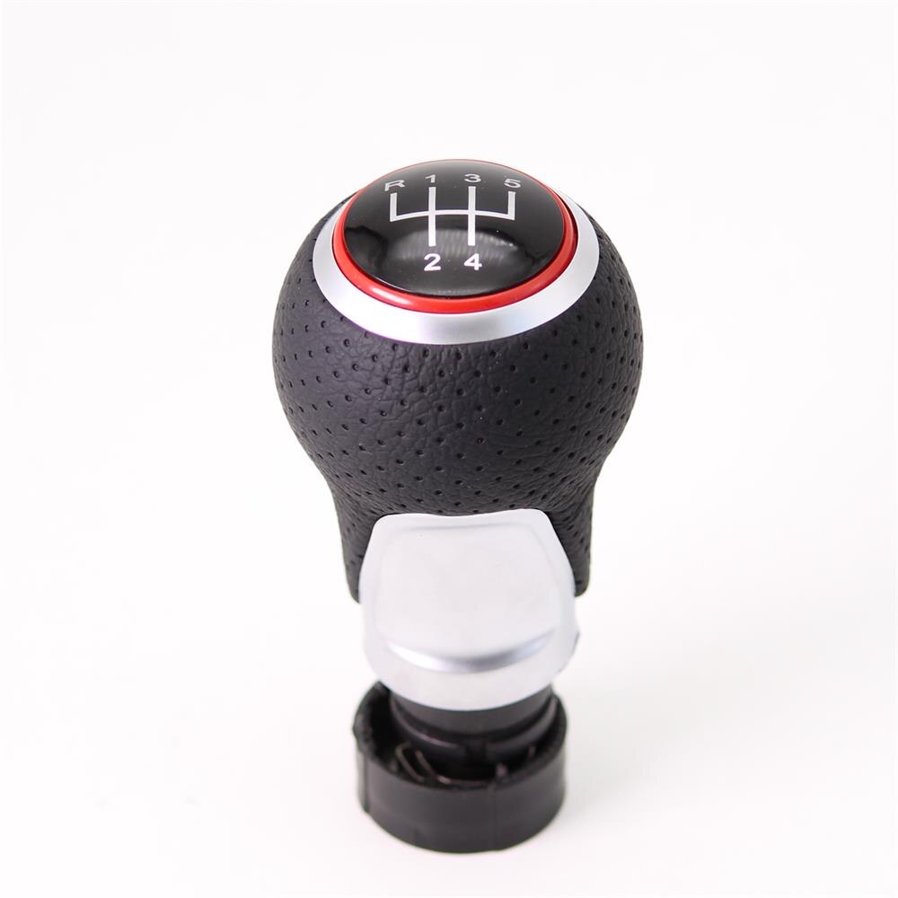 For VW Golf 6 A6 MK6 GTI GTD R20 Car-styling car 5 speed Gear shift knob pu leather Boot: gear