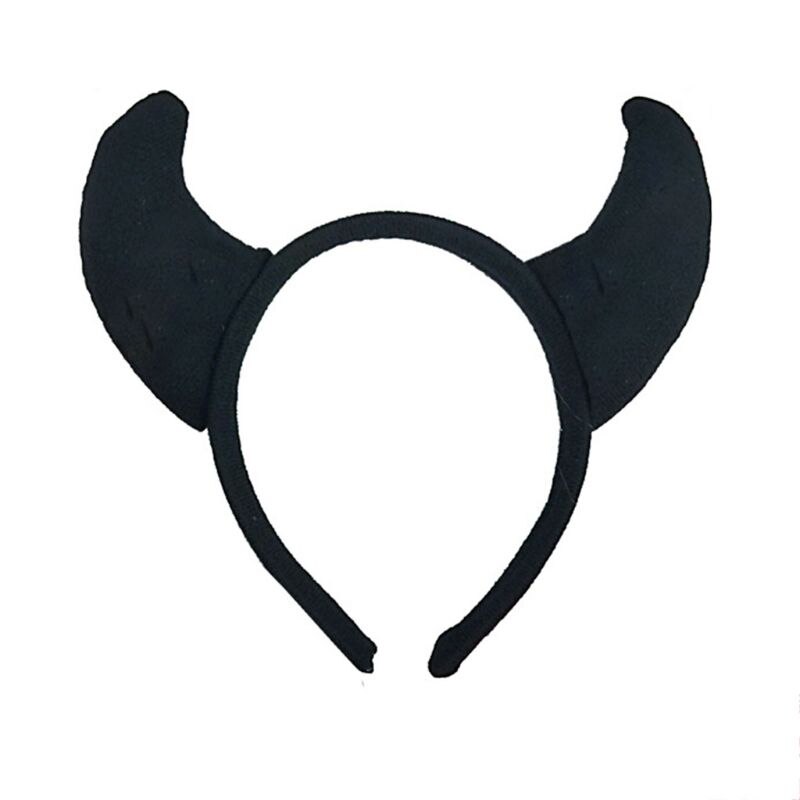 Divertido diablo orejas diadema cuernos oído niños diademas de Halloween adultos Decoración Accesorios