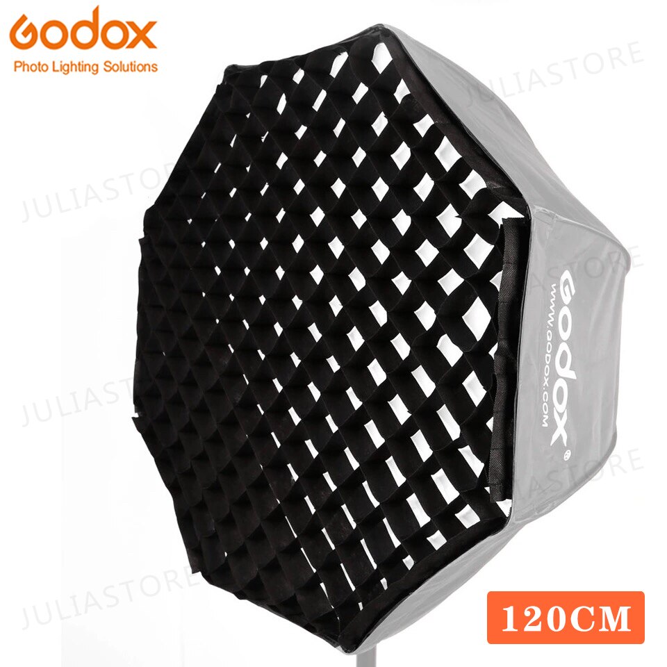 Godox 120 Cm/47 "120 Cm Zwart Enkele Grid Voor Paraplu Softbox Studio Foto Octagon Softbox Riflettore flash Speedlight