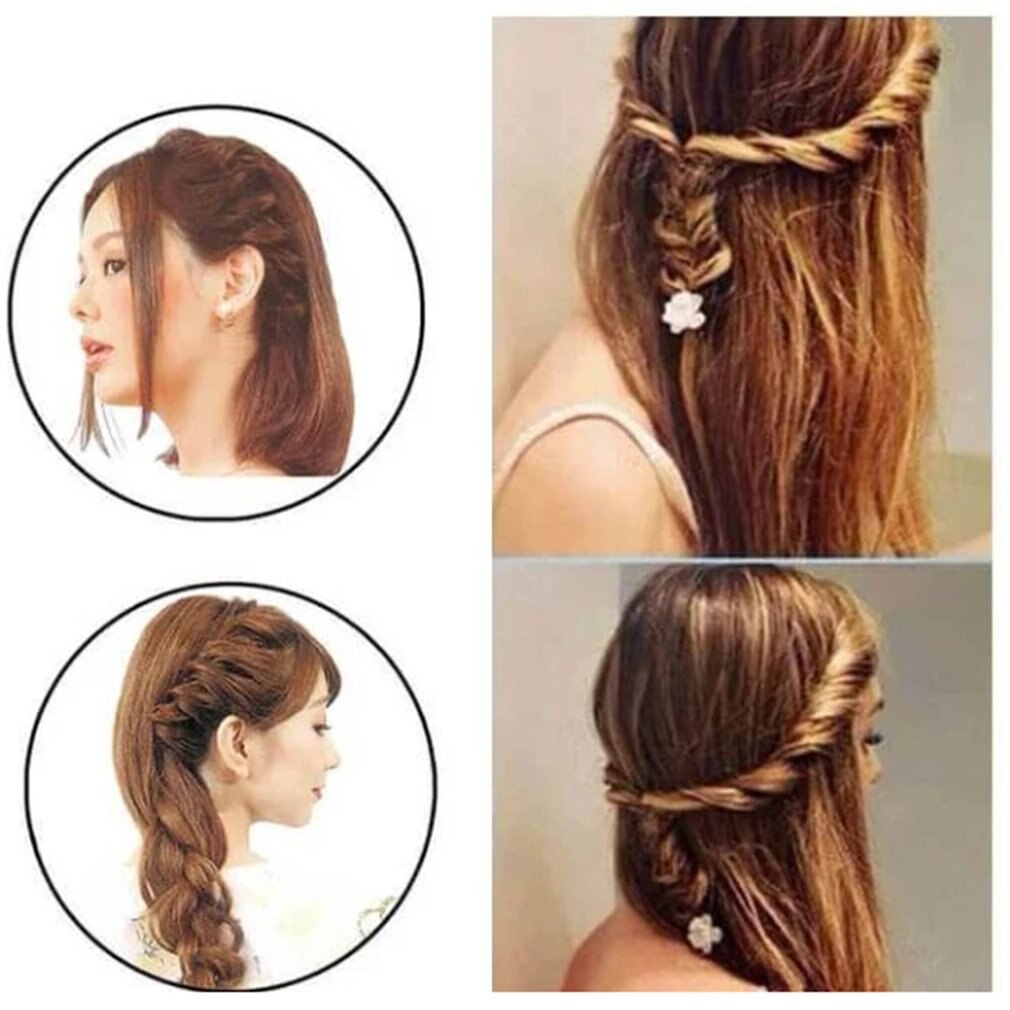 Duizendpoot Vlecht Franse Reverse Haarlok Apparaat Haar Stijl Gevlochten Haar Clip Twist Vlecht Haarband Kinderen Modelleren Haarlok Apparaat