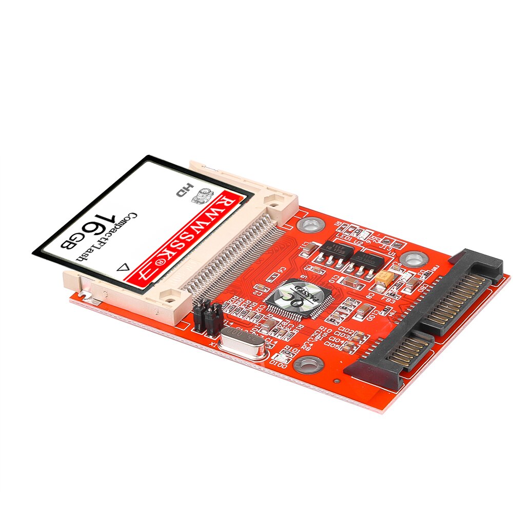 Jm20330 cf- kort til sata 2.5 " 22- pinners konverteradapter compact flash seriell ata hdd harddiskkort cf til sata adapter