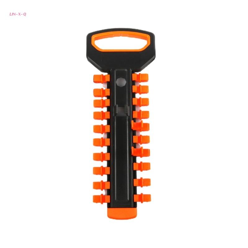 Portable Socket Organizer Tray Socket Holder Socket Wrench Storage Rack Suitable for 1/3-Inch 3/8-Inch 1/2-Inch: C