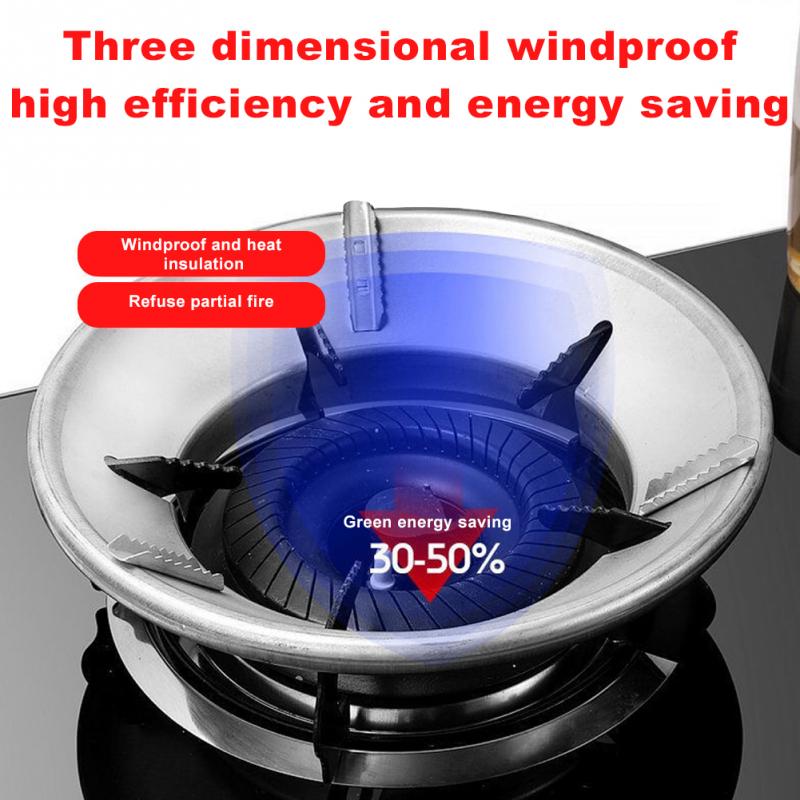 Round Gas Stove Windproof Disk Energy Saving Cover... Grandado