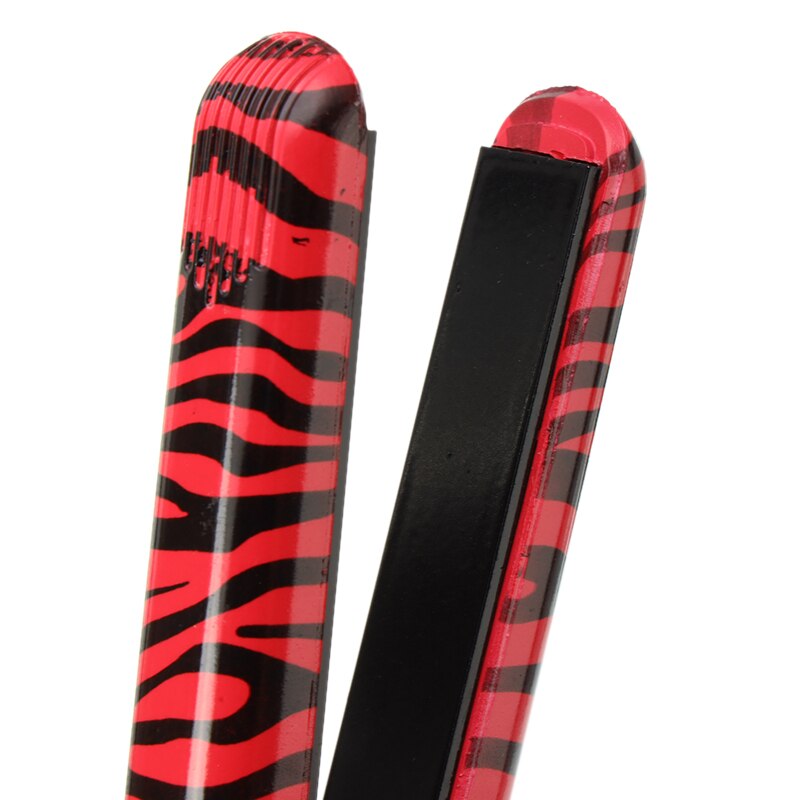 Hairstyling Mini Portable Ceramic Flat Zebra Hair Straightener Irons Styling Tools Waves Irons EU Plug With