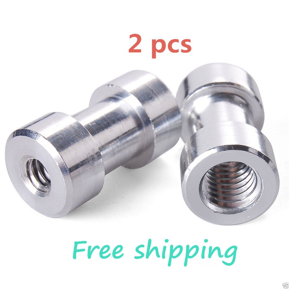 2 stücke Aluminium 1/4 "zu 3/8" Innengewinde Stativ Schraube Adapter für Licht Stehen Halterung