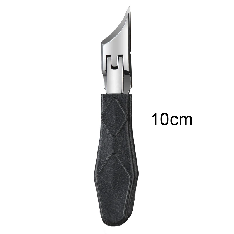 Special Anti-splash Nail Clippers ABS Ingrown Toenail Cuticle Cutter Diagonal Pliers Household Nail Trimmer Manicure Tools: WHITE