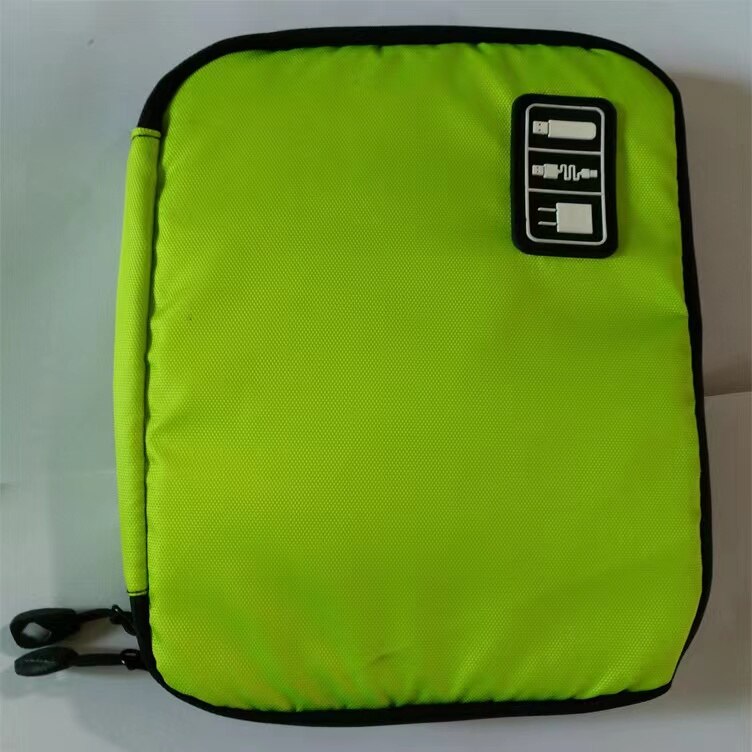 Gadget Cable Organizer Storage Bag Travel Electronic Accessories Cable Pouch Case USB Charger Power Bank Holder Digitals Kit Bag: Green