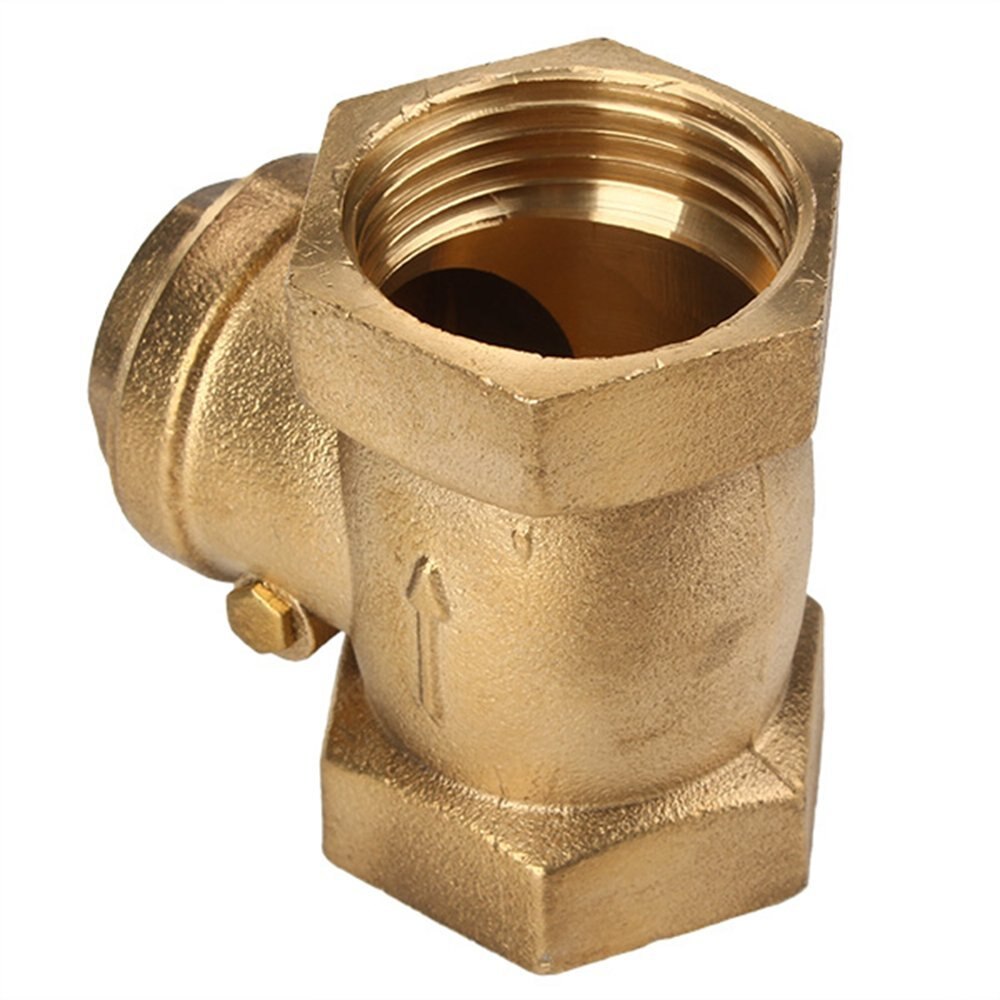 1 Inch BSPP Swing Check Valve Prevent Water Backflow Golden DN25