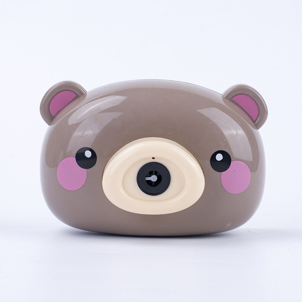 2-in-1 Baby Elektrische Fan blasiert Maschine draussen Spielzeug Für freundlicher Mädchen Gebläse blasiert Kamera Spielzeug Mit licht Musik Brinquedo Infantil: Typ C Braun