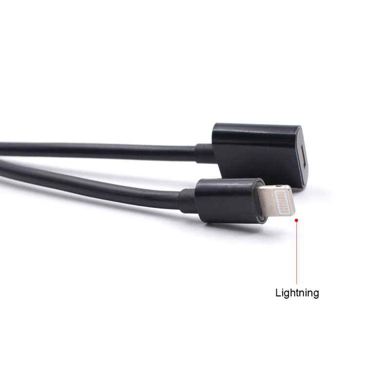 1M Verlängerung Kabel Linie 100mm für DJI OSMO Tasche Hand Gimbal Blitz Typ-c Hafen USB Ladung erweitert Daten Kabel: 1M Blitz