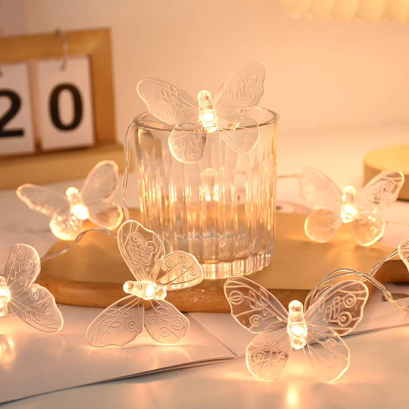 1,5 m vlinder LED-fee lichtslinger meisjes vlinder verjaardagsfeestje bruiloft lente huisdecoratie kinderen kerstcadeau