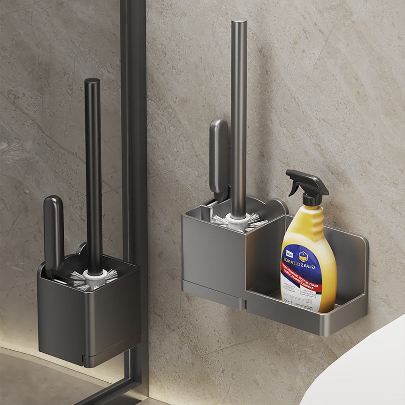 toilet brush household no dead angle wall-mounted toilet brush toilet artifact toilet cleaning toilet brush