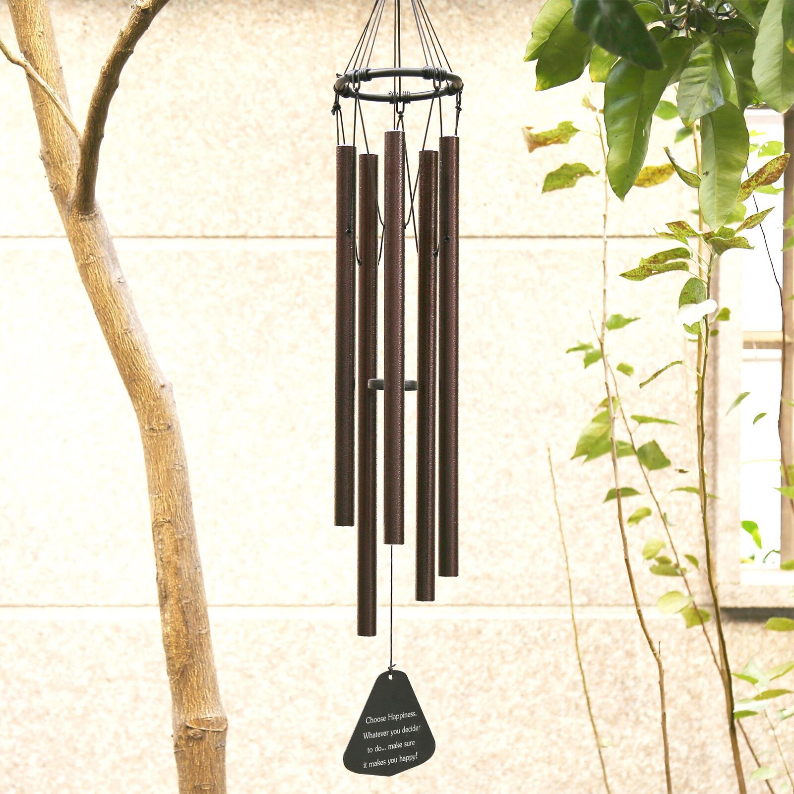 Tuin Decor Windgong Brengen Mooi Geluid Aluminium Buis Wind Chime Gedenkteken Sympathie Wind Chime Met S Haak