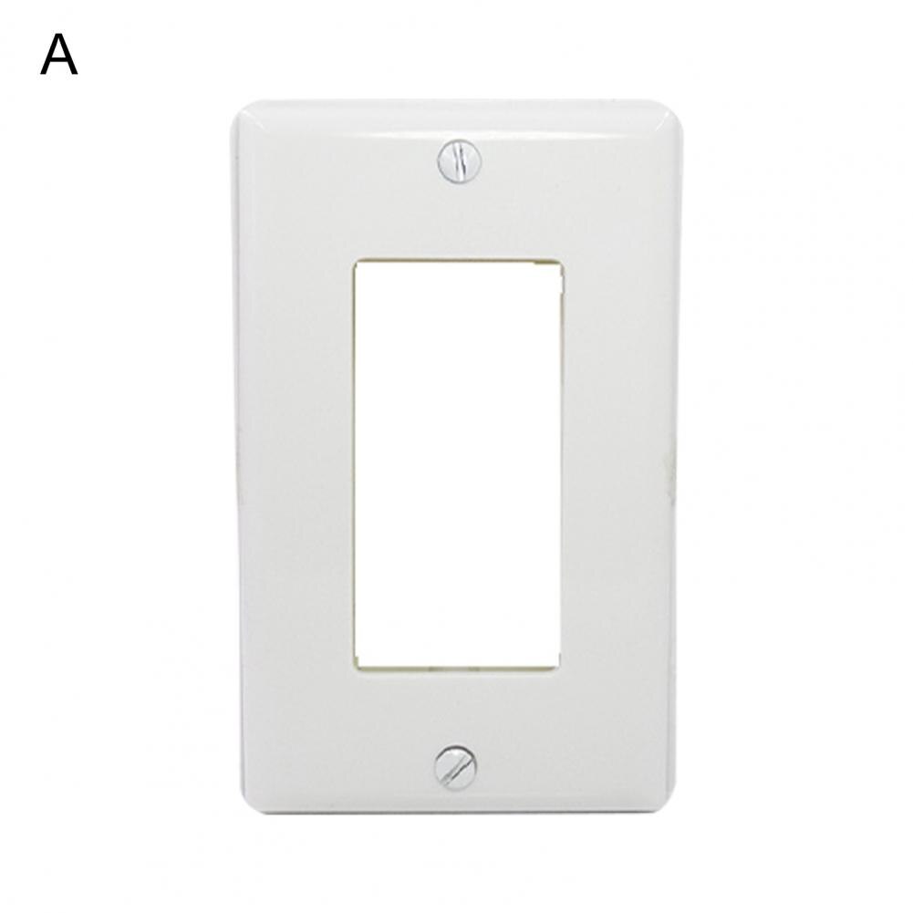 Socket Plate Hard Heat Resistant US Standard Wall Switch Receptacle Outlet Cover for Home: A