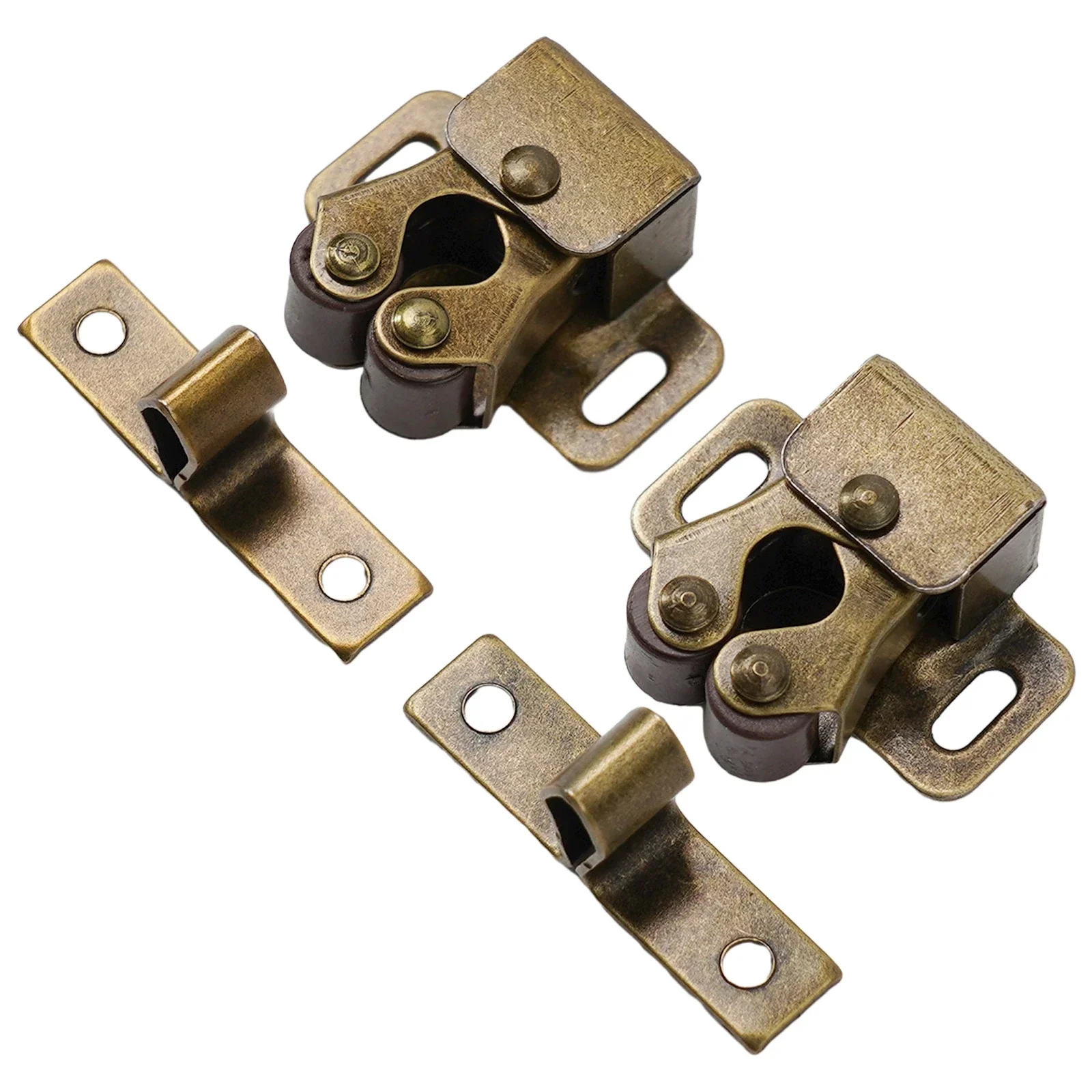 Double loquet de fermeture de porte pour Hurhomes, pince, quincaillerie, serrure domestique, rouleau de remplacement, acier inoxydable, tout neuf