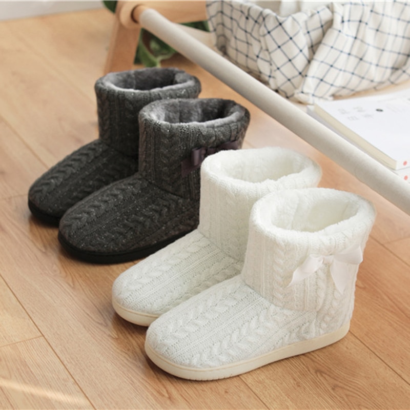 Nuova Delle Donne Caldi di Inverno Della Caviglia Stivali Coperta di Peluche Stivali Casa Accogliente Scarpe DOD886