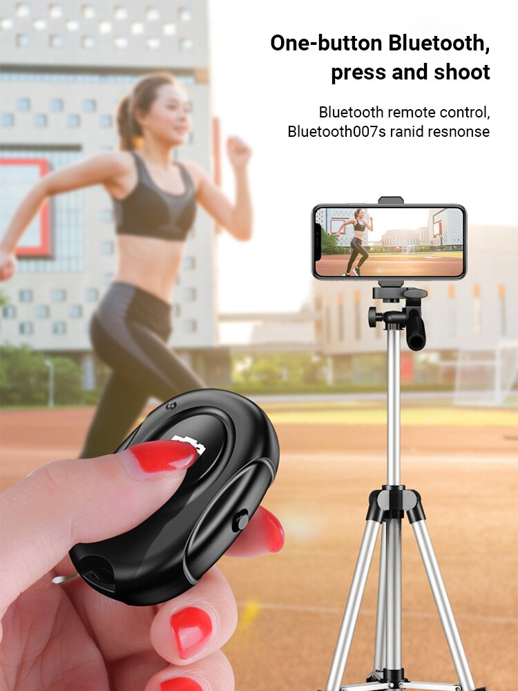 Bluetooth Remote Control Camera Wireless Selfie Shutter Control for iPhone/Android Take Photos and Videos Hands-Free