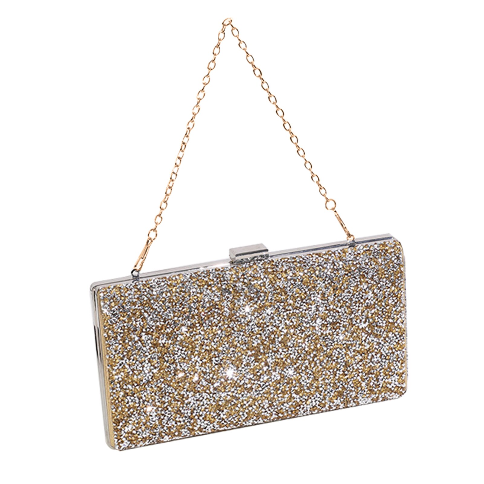 Outdoor Feestartikelen Met Ketting Bruiloft Portemonnee Avond Clutch Bag Prachtige Kleine Voor Vrouwen Meisjes Elegante Strass Crossbody