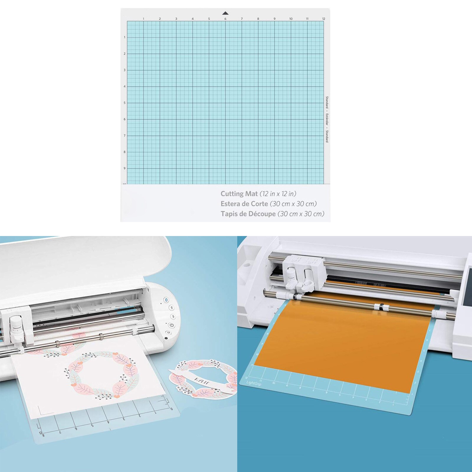12in Non Slip Cutting Mat Adhesive for Silhouette Cameo 2 3 Die Cut Machine Tool