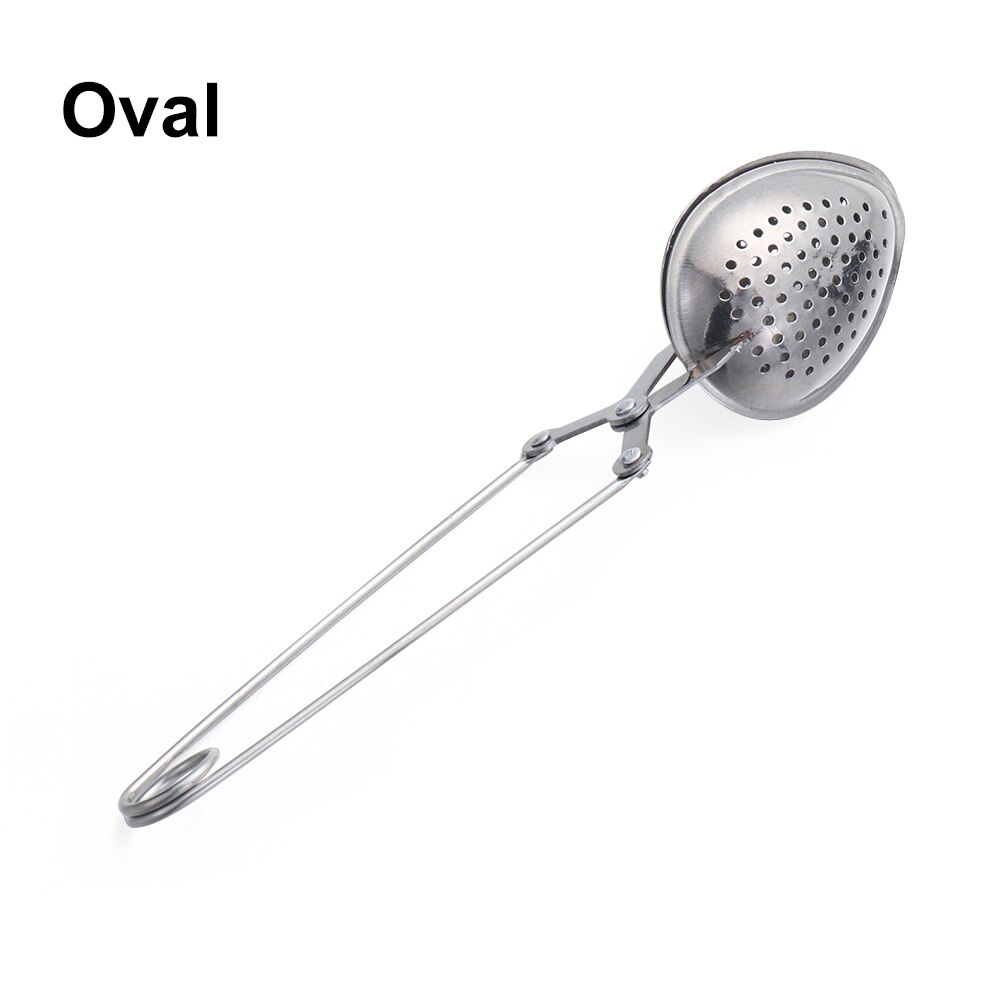 1PC Stainless Steel Tea Infuser Reusable Tea Bag Firmly Filter Tea Strainer Mug Home &amp; Living Teapot Gadgets: Oval