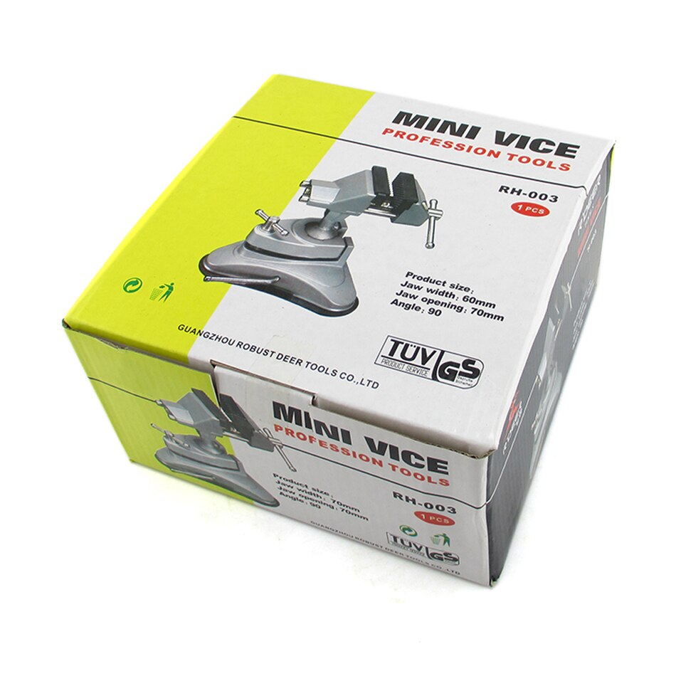 Portable Vise Bench Clamp Vise Aluminum Upscale Movable Table Vise 360 Degree Adjustable RH-003