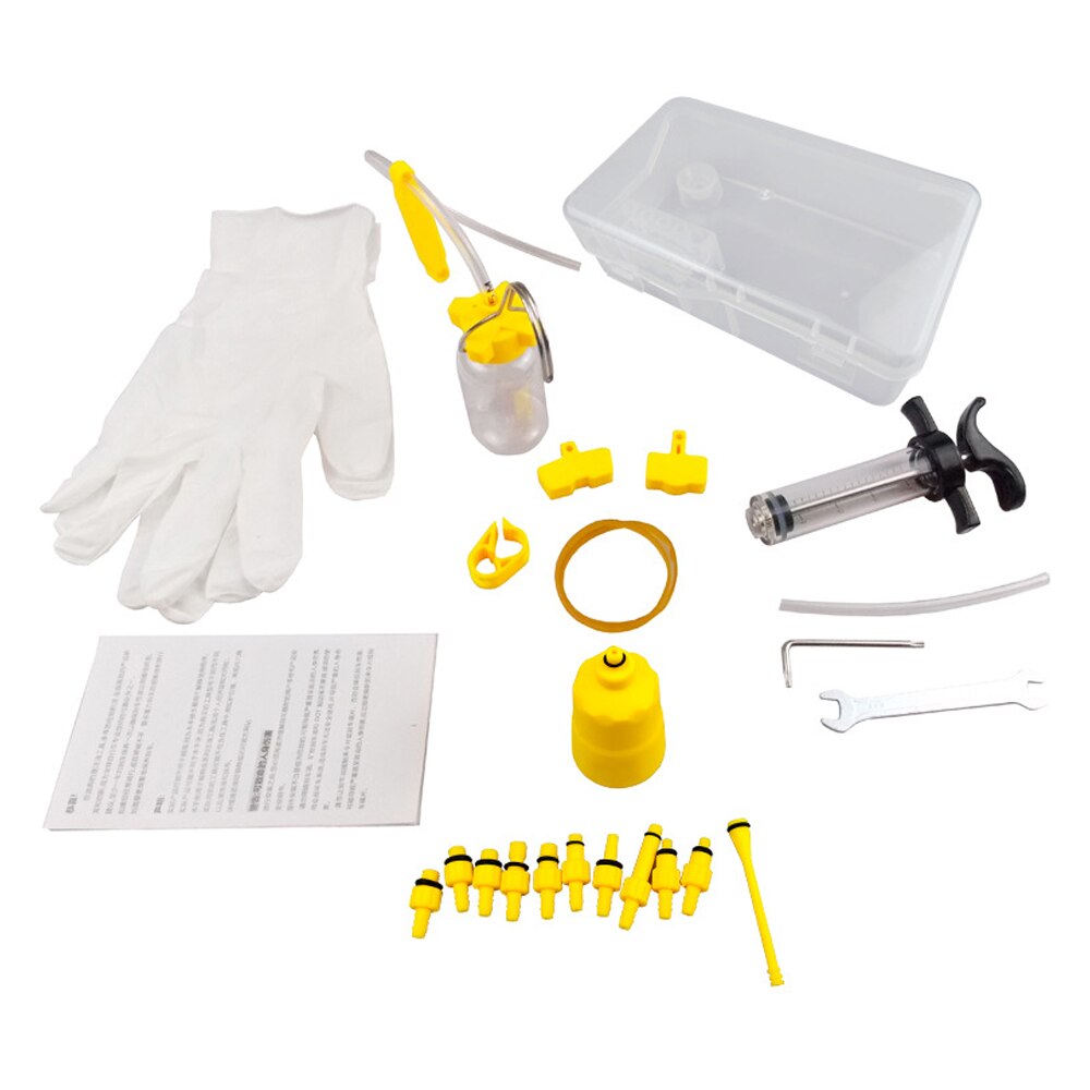 Bicycle Hydraulic Disc Brake Oil Bleed Kit Road Bike Brake Repair Tool for MAGURA for SRAM for TEKTRO for SHIMANO Oil Bleed Kit: type F