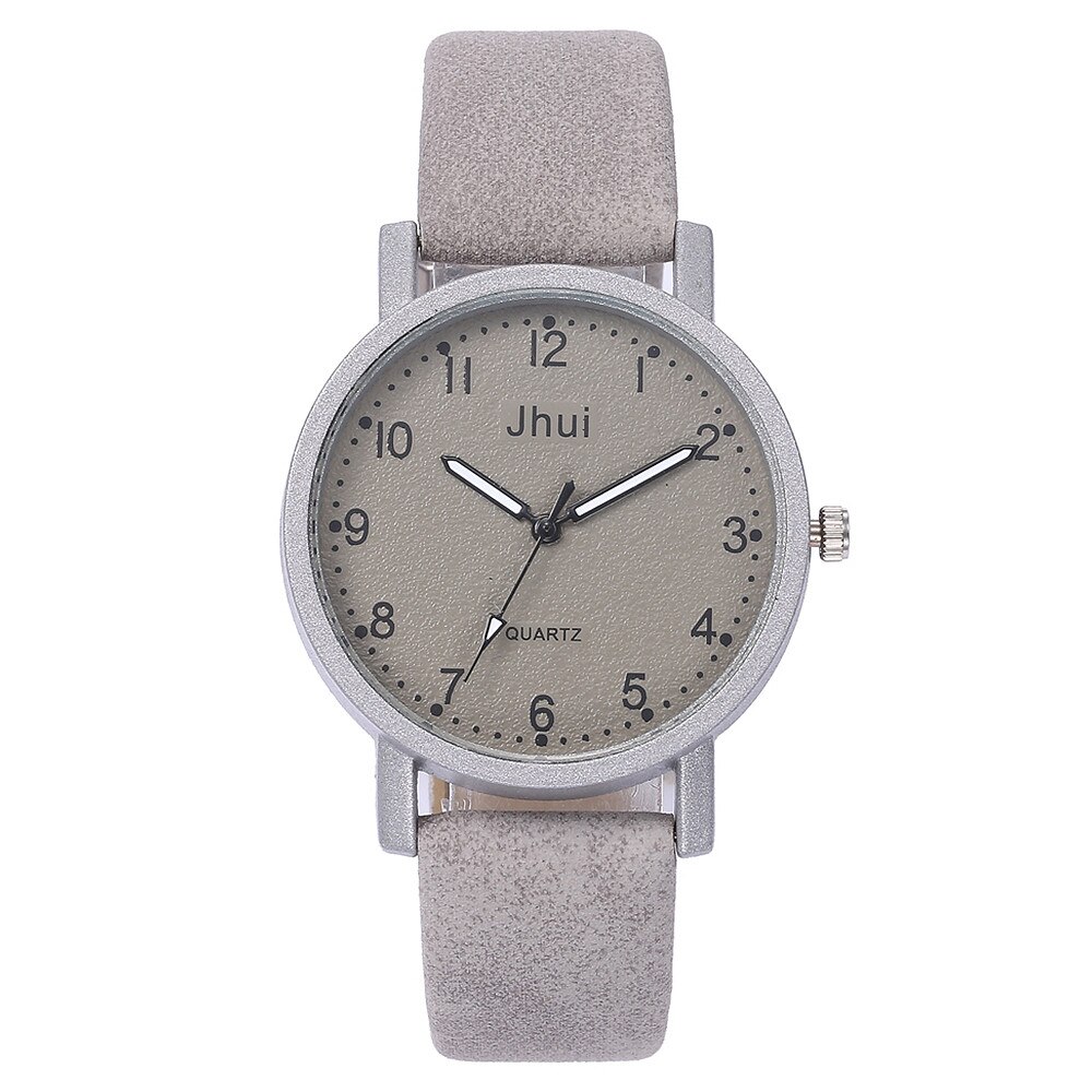 Vrouwen Horloges Jhui Dames Horloge Casual Quartz Lederen Band Newv Band Horloge Analoge Polshorloge Vrouwelijke Klok Relogio Feminino: D