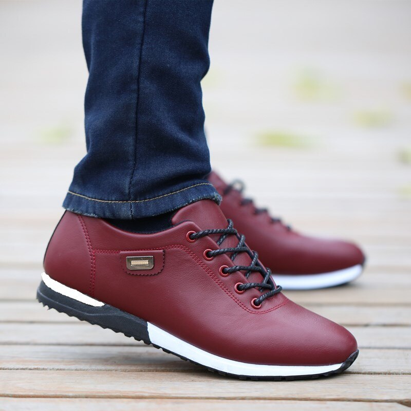 ACEBUY hommes chaussures décontractées Version coréenne nouvelle pointu affaires angleterre tendance doux visage chaussures pour hommes ZZXP2