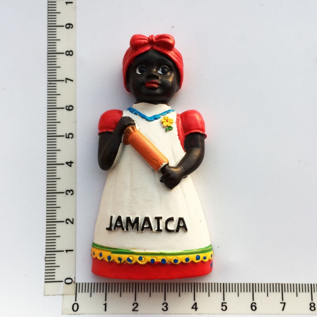 North America Jamaica 3D Fridge Magnets Tourist Souvenir Decoration Articles Handicraft Magnetic Refrigerator Collection: AJM21110011