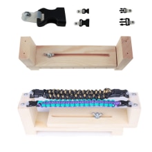 Plantilla DIY de paracord de madera maciza, fabricante de brazaletes herramienta para tejer, nudo trenzado, cuerda de paracaídas, Utensilios de costura, pulsera, dispositivo trenzado