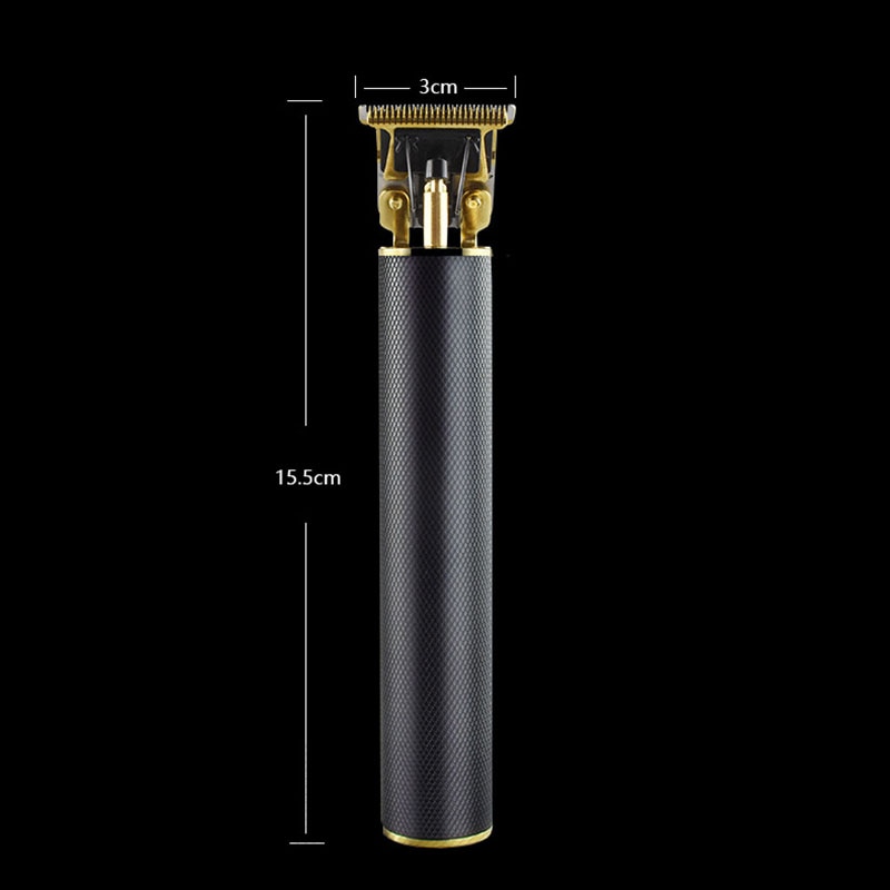 Tondeuse baardtrimmer olie hoofd haar mannen kapsel styling draadloos start met één knop usb-oplaadbaar geluidsarm gereedschap