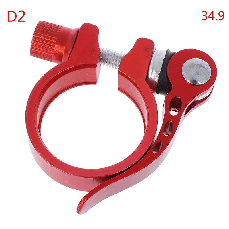 NEUE 25,4-34,9mm Aluminium Bike Fahrrad Sattelstütze Clamp Quick Release Sitz Post