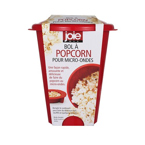 JOIE Popcorn Microwave Silicone Kitchen Tools DIY Popcorn Maker Bucket Bowl Microwaveable With Lid Heat Resistance: Default Title