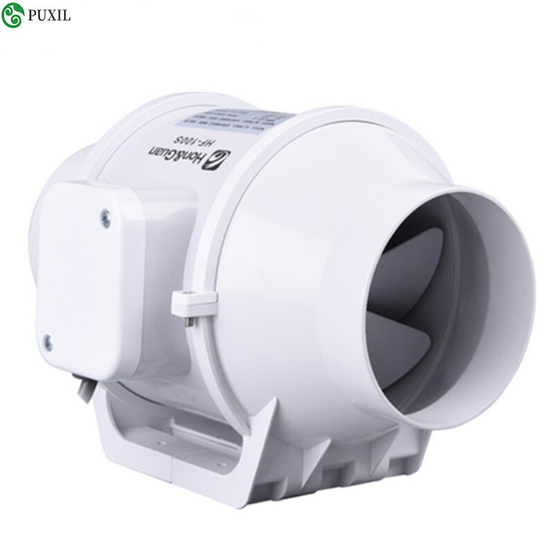Round duct fan 100 kitchen fumes 4 inch extractor fan bathroom ventilation fan strong extractor silent HF-100S