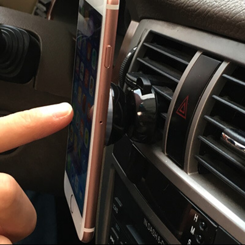 Magnetische Auto Telefoon Houder 360 Graden Mini Strip Vorm Stand Metalen Magneet Gps Car Mount Stand Voor Muur Kantoor Slaapkamer beugel
